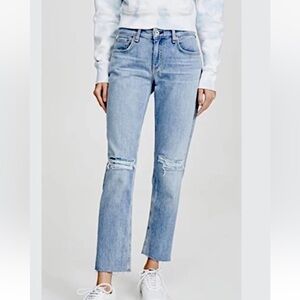 Rag Bone Cotton Stretch Women’s Low Rise Slim Boyfriend Jeans Sz 24